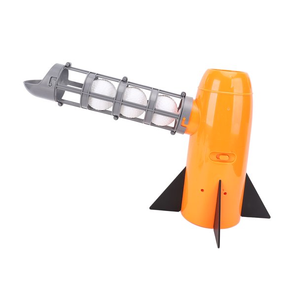 Machine de Lancer Automatique de Baseball un Clic Lancer Entraîneur de Baseball en Plastique avec 5 Balles et Batte de Baseball pour Extérieur