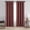 Dark Rose, variant on Boucle Textured Grommet Window Curtain Panel, Ivory, 54x84 Inches