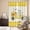 yellow, variant on Bee Truck Kitchen Curtains Window Panels, Yellow Honey Daisy Floral Plaid Wooden Grain Insulated Window Treatment Curtain, Grommet Curtains for Bedroom/Living Room/Bathroom, 2 Piece 42"Wx84"L