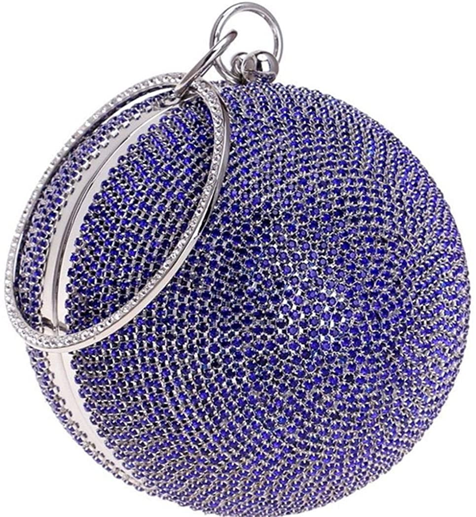 Buy Ball Shape Clutch Purse Party Handbag Rhinestone Ring Handle
