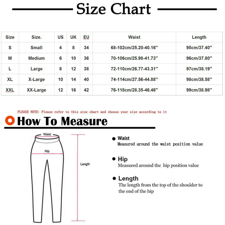Ernkv Women's Pants Fashion Full Length Trousers Solid Color Leggings For  Lady Wife Daughter Girlfriend Comfy Lounge Casual Gray XXL