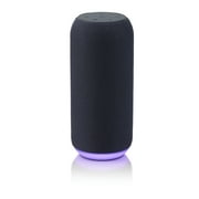 onn. Medium Rugged Bluetooth Speaker with LED Lighting, Grey