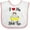 White and Pink, variant on Inktastic I Love My Shih Tzu Dog Gifts Boys or Girls Baby Bib