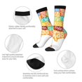 thumbnail image 3 of Pofeuu USA MAP Print Crew Socks, Adult Running Hiking Socks for Youth and Adult, 3 of 6