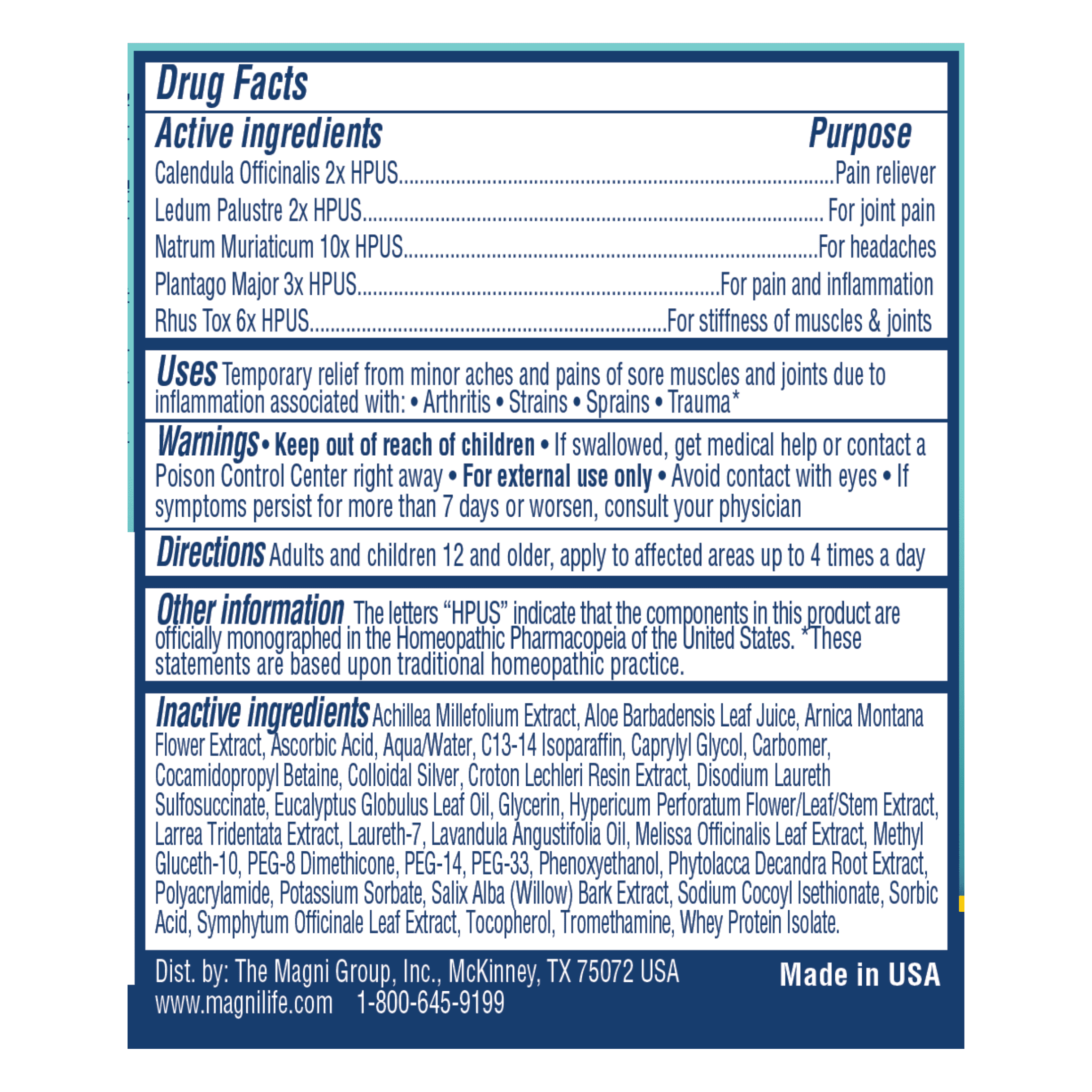 MagniLife Pain & Inflammation Relief Roll-On