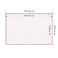 thumbnail image 2 of Amanti Art White Cork Board Wood Framed Svelte Silver Bulletin Board 37 in. x 25 in., 2 of 8