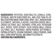 Ruffles Potato Chips Queso Cheese Flavored Snack Chips, Snacks, Large Bag 8 Ounce Bag
