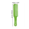 thumbnail image 2 of Unique Bargains 1pc Women Durable Wave Stripe Hair Comb for Curly Thick Straight Wavy Hair ABS Green, 2 of 3