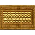 thumbnail image 1 of Ahgly Company Machine Washable Indoor Rectangle Southwestern Yellow Country Area Rugs, 5' x 8', 1 of 4