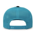 thumbnail image 5 of Pacific Headwear Trucker Snapback Cap 104C Black/Neon Blue/Black Os, 5 of 8