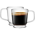 thumbnail image 1 of Juego de 2 tazas de café Aquach de vidrio, 480 ml, resistentes al calor, 1 of 5