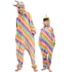 thumbnail image 1 of Unicorn Pajamas Pegasus Costume Jumpsuit Adult8, 1 of 4