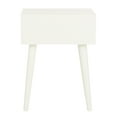 thumbnail image 6 of SAFAVIEH Lyle 1 Drawer Casual Glam Accent Table, Distressed White, 6 of 10