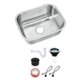 thumbnail image 1 of Fregadero Tarja Submontar Tina Sencilla Acero Inox Con Kit, 1 of 5