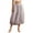 Purple, variant on Gupgi Women Bubble Long Skirts Elegant Elastic Waist Balloon Ruffle Skirts Solid Color Casual Flowy Beach Puff Skirts
