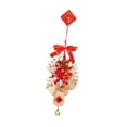 thumbnail image 4 of Tachiuwa 2025 Chinese New Year Hanging Ornament DIY Material Kit Year of The Snake Decoration Good Luck Charm for Door Wall Porch Gift Hawthorn, 4 of 9