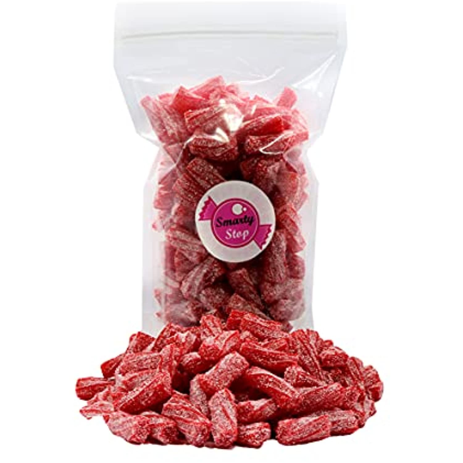 Smarty Stop Sour Licorice Twist Bite Gummy Candy / Twisteroos Pectin Filled Licorice Sour