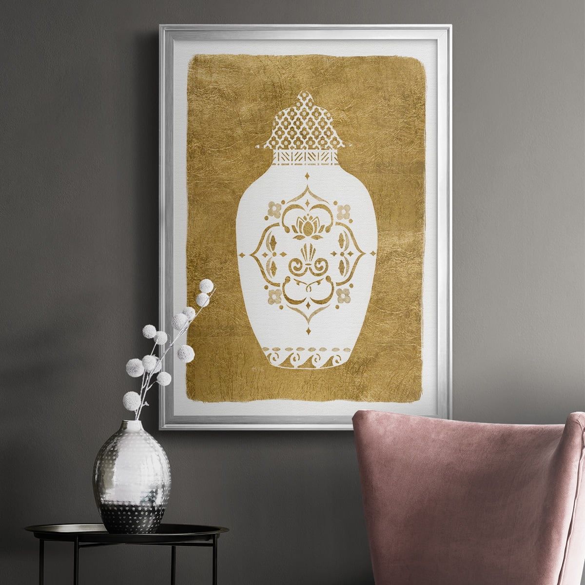 Golden Urn I Premium Classic Framed Print - Ready to Hang