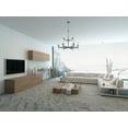 thumbnail image 2 of Z-Lite Flair 9 Light Clear Glass Steel Chandelier in Antique Nickel, 2 of 2