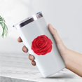 thumbnail image 2 of Rose 20oz Coffee Stainless Steel Mobile Tumblers, Vacuum Insulated Mug with Lid, Spill-Proof Travel Cup for Hot & Cold Drinks, for Coffee, Wine, Cocktails, Christmas, Spring, 2 of 6