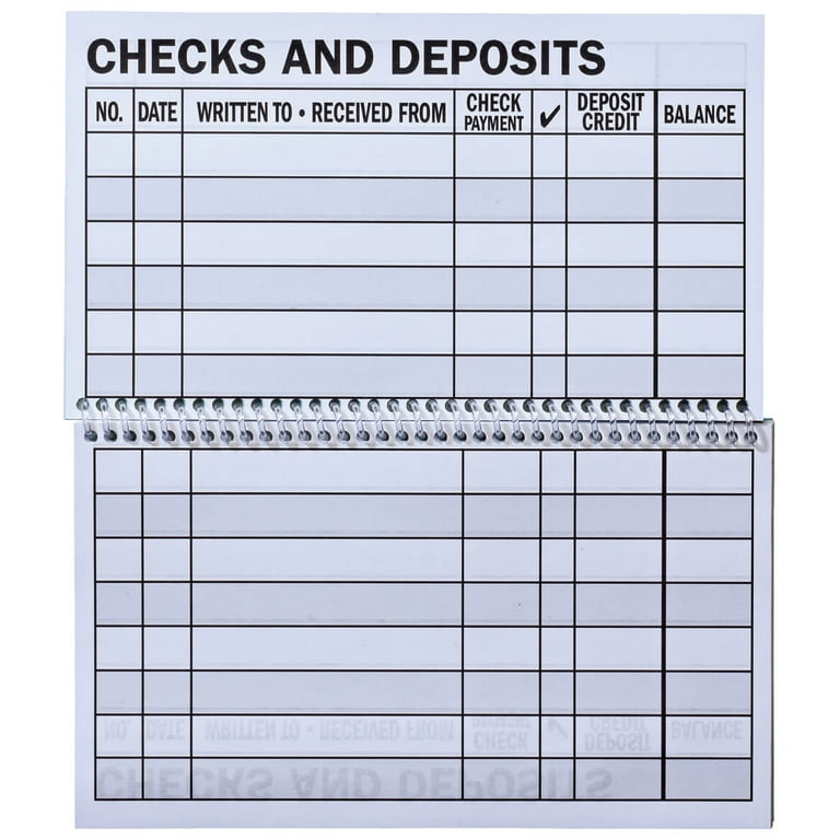 giant-print-check-register-set-of-2-walmart-com for Free Printable Check Registers Forms Giant Print Check Register, Set of 2 - Walmart.com for Free Printable Check Registers Forms