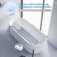 thumbnail image 5 of Happydeer Portable Bathtub Bubble Machine Bubble Bath Mat, Electric Air Pump & 6 Levels Adjustable Bubble Settings Full Body Bubbling Bath Non-slip Mat with Remote & Pillow, 5 of 6