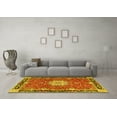 thumbnail image 3 of Ahgly Company Indoor Rectangle Persian Yellow Traditional Area Rugs, 7' x 9', 3 of 4