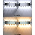 thumbnail image 7 of KAWELL 10W Modern Wall Sconce LED Wall Light Up Down Indoor LED Wall Lamp Aluminum for Bedroom Living Room Bedside Stairs Hallway Corridor, 3000K, 7 of 7
