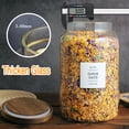 thumbnail image 2 of Frascos de vidrio para almacenamiento de alimentos CZHQSMZ 2x4000 ml herméticos, 2 of 6