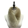 thumbnail image 2 of Holiday Gifts Saving! Pejock Womens Faux Fur Scarves Winter Faux Fur Neck Warmer Scarf Cold Weather Knitted Fuzzy Fluffy Rectangle Faux Furry Wrap Warm Soft Cozy, 2 of 2