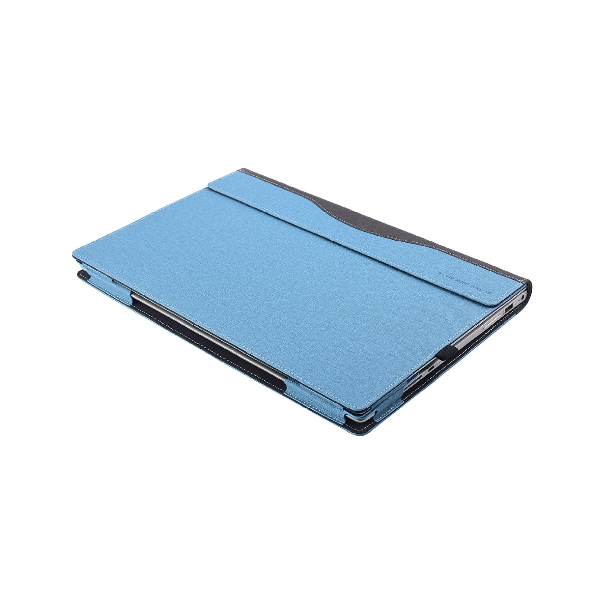 Laptop Cover Case for LG gram Pro 16-inch OLED 2024~2025 [not Compatible with Any Other Model] .2-in-1 PU Leather Detachable Notebook Sleeve（Light blue）