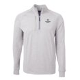 thumbnail image 2 of Men's Cutter & Buck  Heather Gray Colorado State Rams Big & Tall Adapt Eco Knit Quarter-Zip Pullover Top, 2 of 3