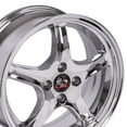 thumbnail image 4 of New Chrome Wheel for 1979-1993 Ford Mustang (rear only) Cobra 17x9 Inch Chrome Mustang Rim, 4 of 4