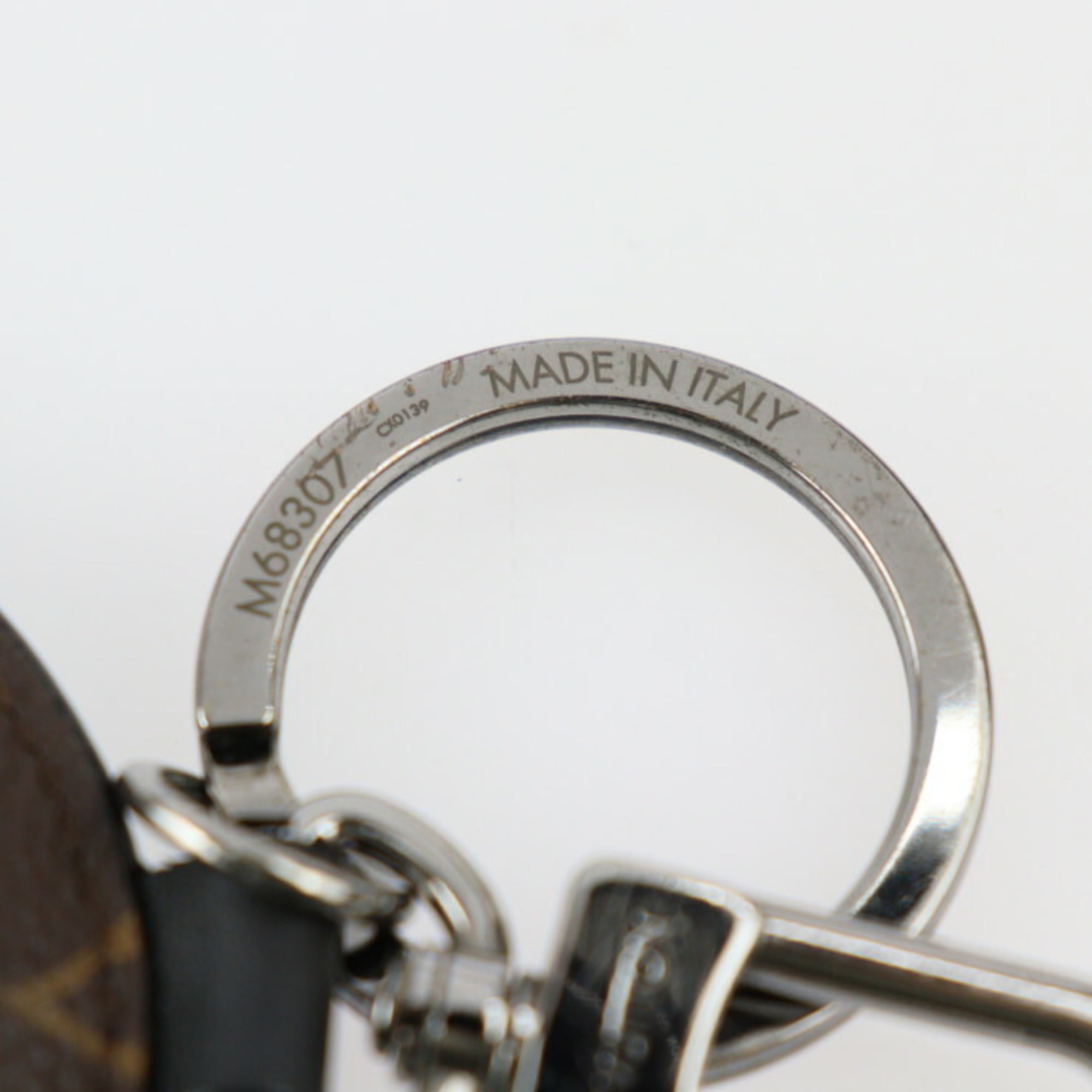 Cloth key ring Louis Vuitton Brown in Cloth - 34341321