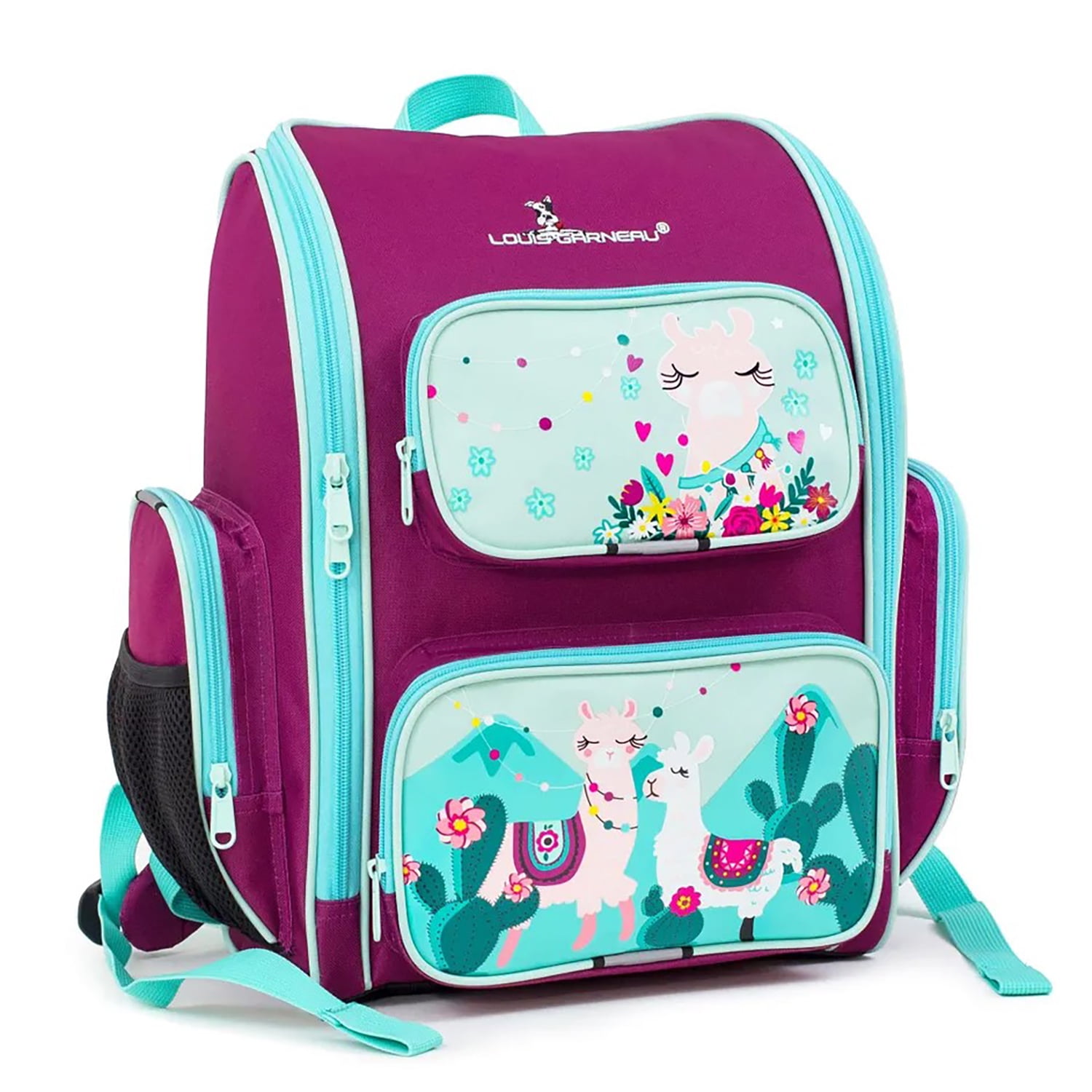 Louis Garneau Sac a Dos pour l Ecole Maternelle et Primaire Dos Rembourre 4 Poches Collection Alpaga Walmart