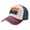 Navy And Red, variant on Arizona Flag Baseball Cap Distressed Adjustable Vintage Cotton Denim Hat for Women Men