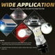 thumbnail image 2 of Scienceny Paquete de 2 luces de giro, dispositivo de iluminación diurno de 12V, suministros para coche, lámpara de señal de rendimiento estable, luces Type2 NO2 Scienceny VI016267-02, 2 of 6
