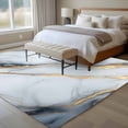 thumbnail image 4 of Gray Marble Area Rug 5x8 FT, Non Slip Bedroom Throw Carpet, Modern Ink Painting Art Abstract Washable Soft Floor Carpet Non-Shedding Rug for Living Room Nursery Dorm Office, 4 of 9