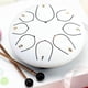 thumbnail image 1 of Fiudx Tambor de Mano de 6 Pulgadas con Sonido Relajante, Tambor de Acero Afinado Profesionalmente, Mazo de Madera Fácil de Tocar, Creación Musical para Meditación, Regalo para Músicos Adultos, Juego, 1 of 3