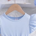 thumbnail image 6 of Girls' Sleeveless Dress with Ruffled Waist & Cinched French Skirt, 6 of 6