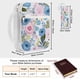 thumbnail image 2 of Funda para Biblia de 30,5 x 22 cm (12 x 8,7 pulgadas), diseño floral, con asa y bolsillo con cremallera., 2 of 7