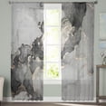 thumbnail image 4 of Luxury Tulle Curtains Marble Phnom Penh Ink Living Room Kitchen Chiffon Curtain Youth Bedroom Sheer Floor Valance Curtain, 4 of 7