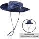 thumbnail image 2 of Sombrero de ala ancha transpirable impermeable al aire libre UPF 50+ protección solar Meshi sombrero para el sol para viajes pesca, 2 of 7