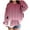 Red, variant on Girl Oversized Sweatshirt Size 10-12 Striped Long Sleeve Loose Casual Hoodies with Pocket Baggy Fall Casual Clothes, Blue, 5 Years