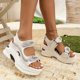 thumbnail image 1 of WILLBEST Sandalias De Playa Para Mujer Mujeres Señoras Bajo Baile Salón Tango Latino Zapatos Sandalias, 1 of 9