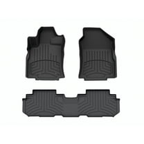 WeatherTech FloorLiner HP Custom Fit Floor Mats compatible with 2019-2026 Subaru Ascent - 1st & 2nd Row, Black
