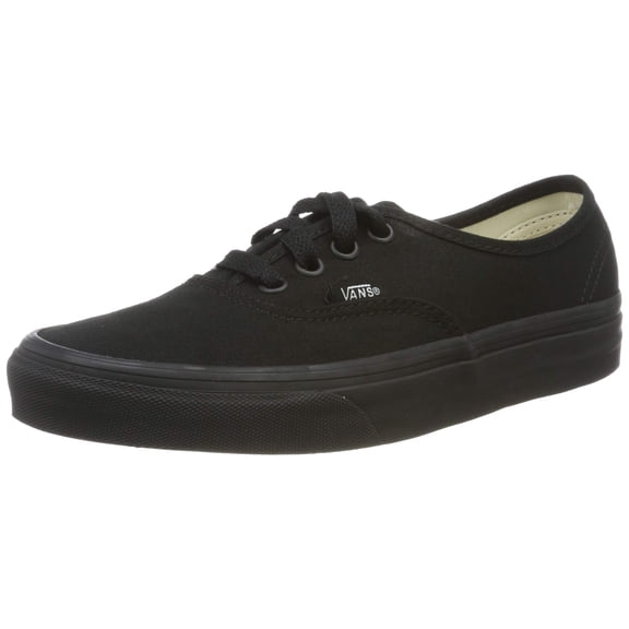 Vans Unisex Low Top Lace-Up Casual Dress Shoes, Black,10