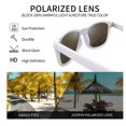 thumbnail image 4 of Lentes De Sol Wünd  Mujer Hombre De Moda Polarizados Uv Originales Modelo Blanco Azul Espejo, 4 of 5