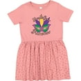 thumbnail image 3 of Inktastic Mardi Gras Princess Girls Toddler Dress, 3 of 5