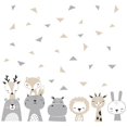 thumbnail image 5 of lote De 2 Autocollants Muraux En Pvc Mignon Fauve Lion Animal Maternelle Salon Chambre Dcor Auto-adhsif Art, 5 of 5